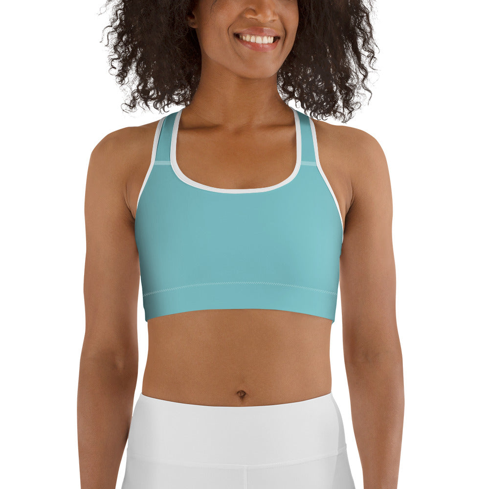 Turquoise Sports Bra