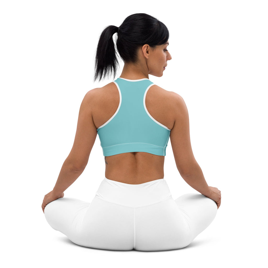 Turquoise Sports Bra
