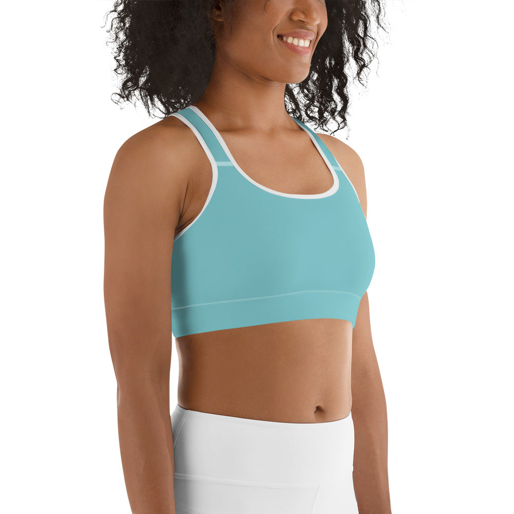 Turquoise Sports Bra