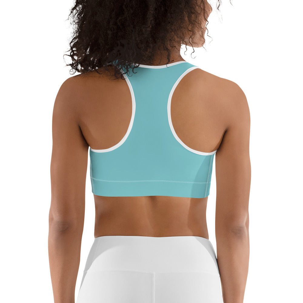 Turquoise Sports Bra