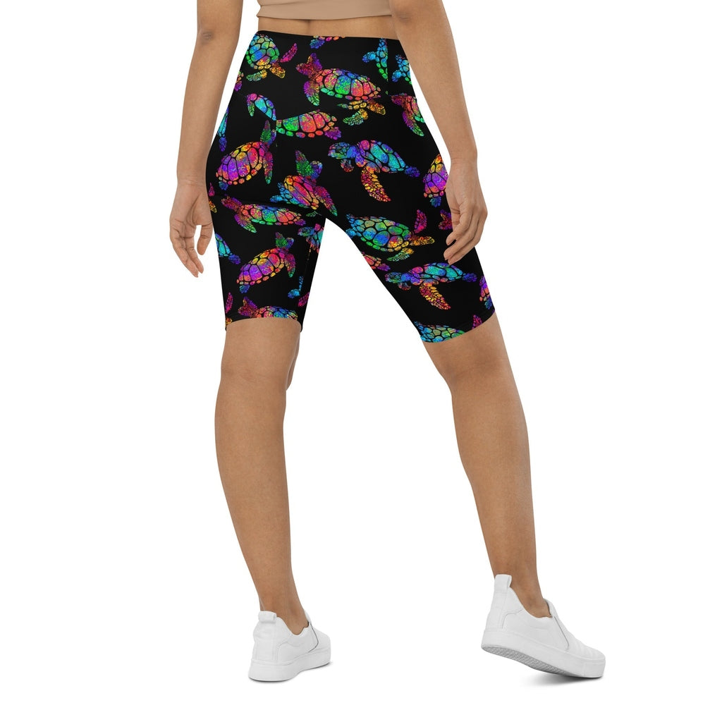 Turtle Biker Shorts