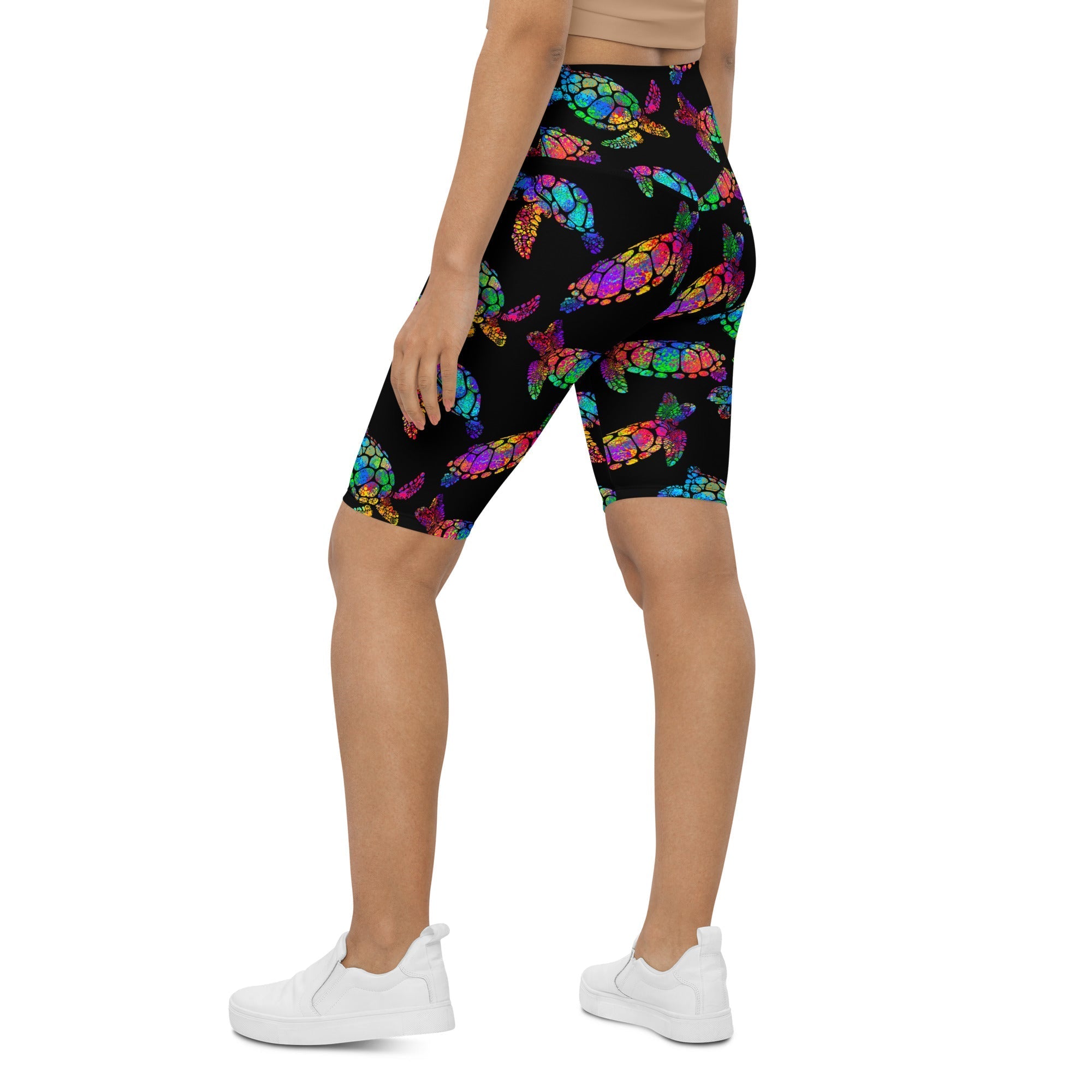 Turtle Biker Shorts