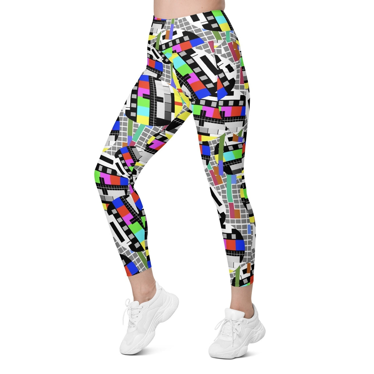 TV No Signal Leggings With Pockets