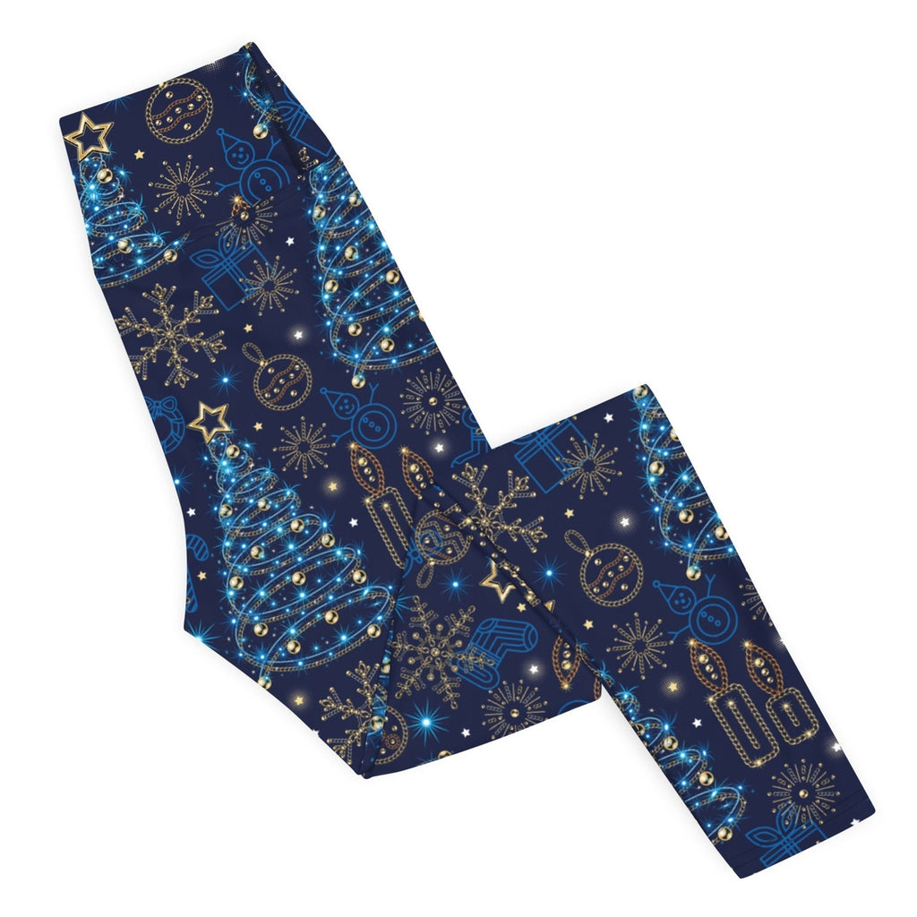 Twinkling Tinsel Dreams Yoga Leggings