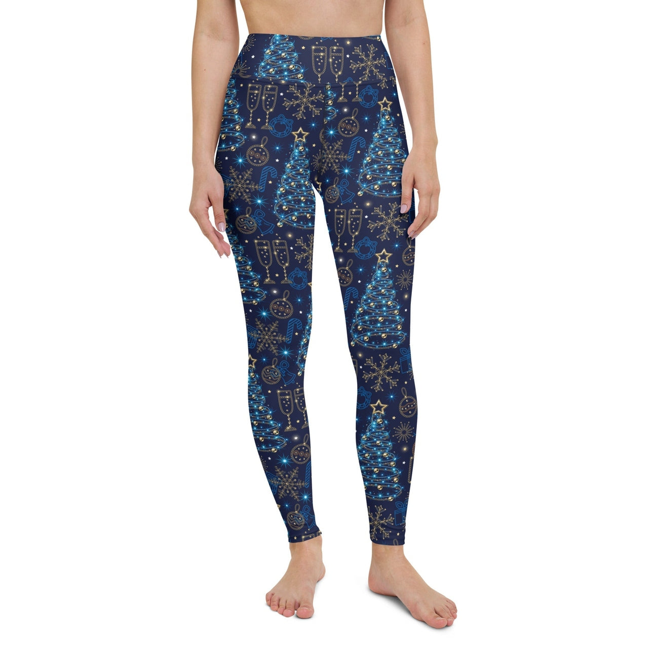 Twinkling Tinsel Dreams Yoga Leggings
