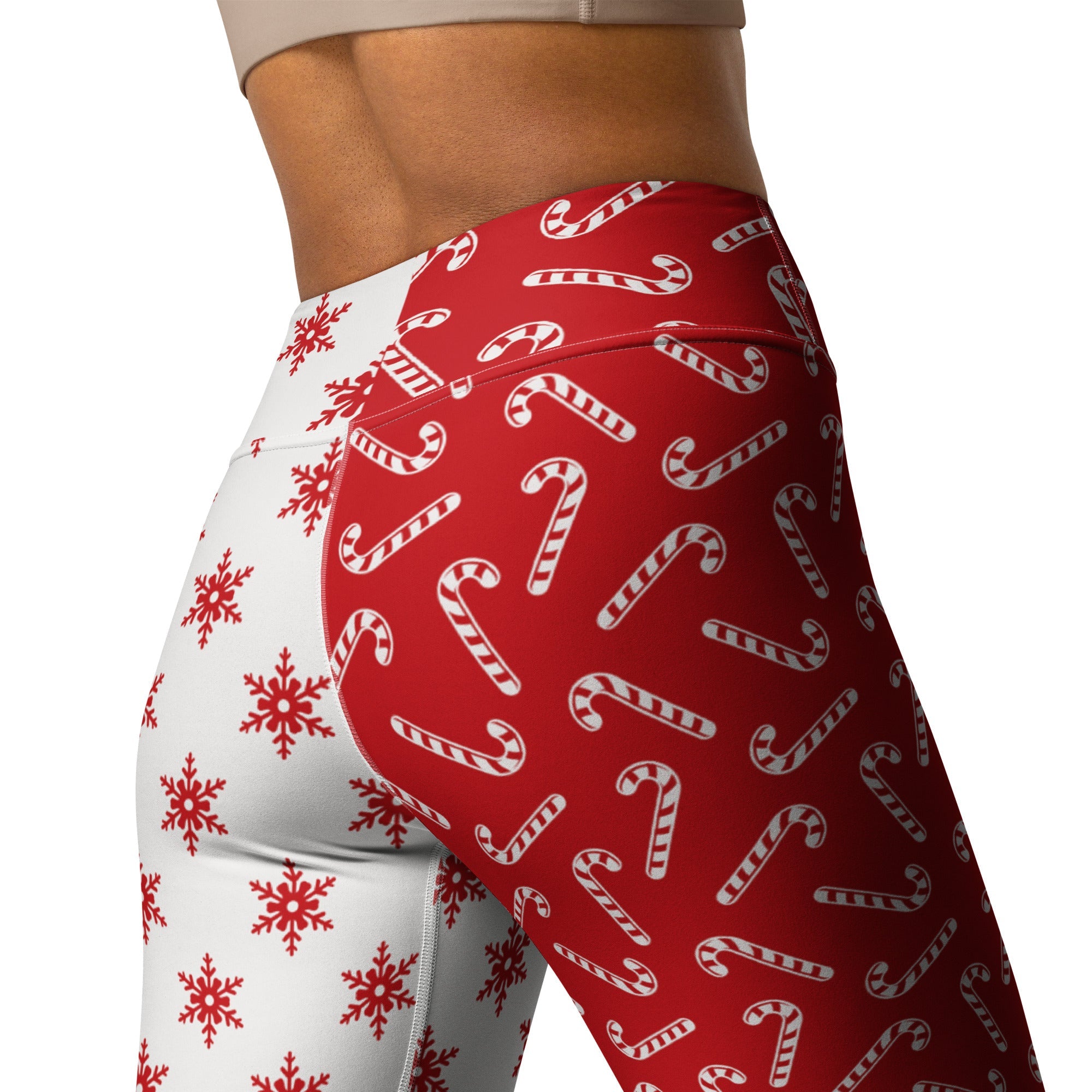 Two Patterned Christmas Yoga Leggings