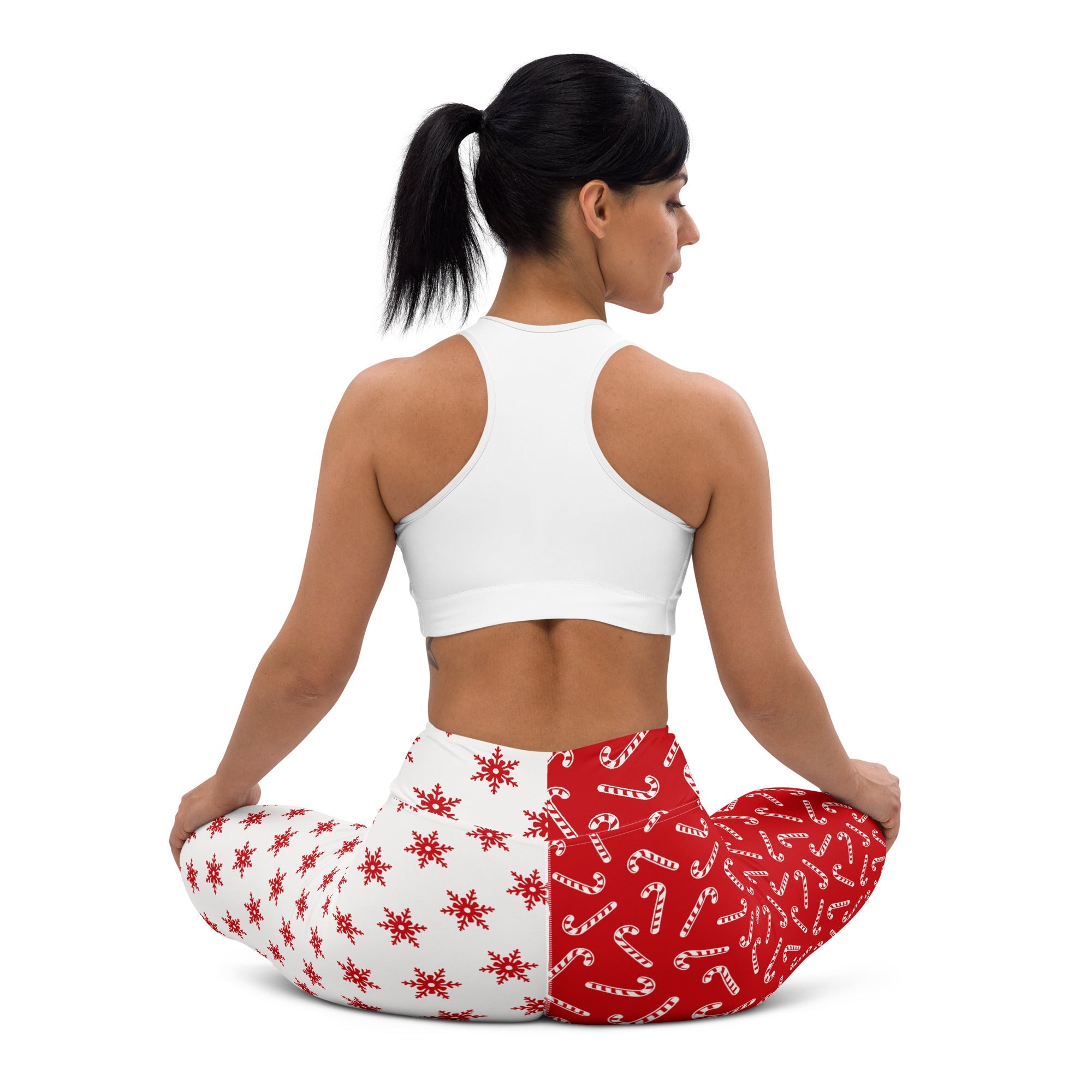 Two Patterned Christmas Yoga Leggings