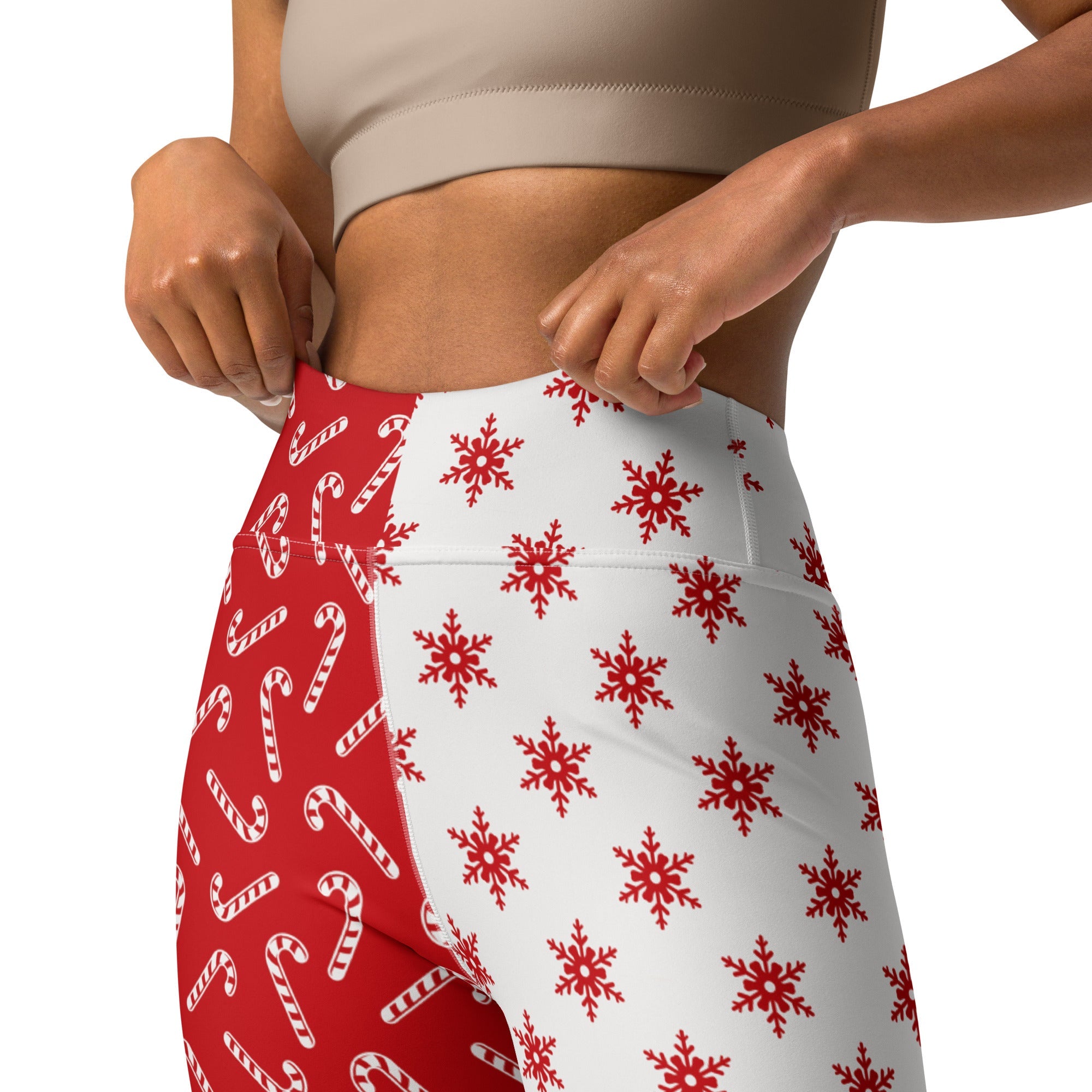 Two Patterned Christmas Yoga Leggings