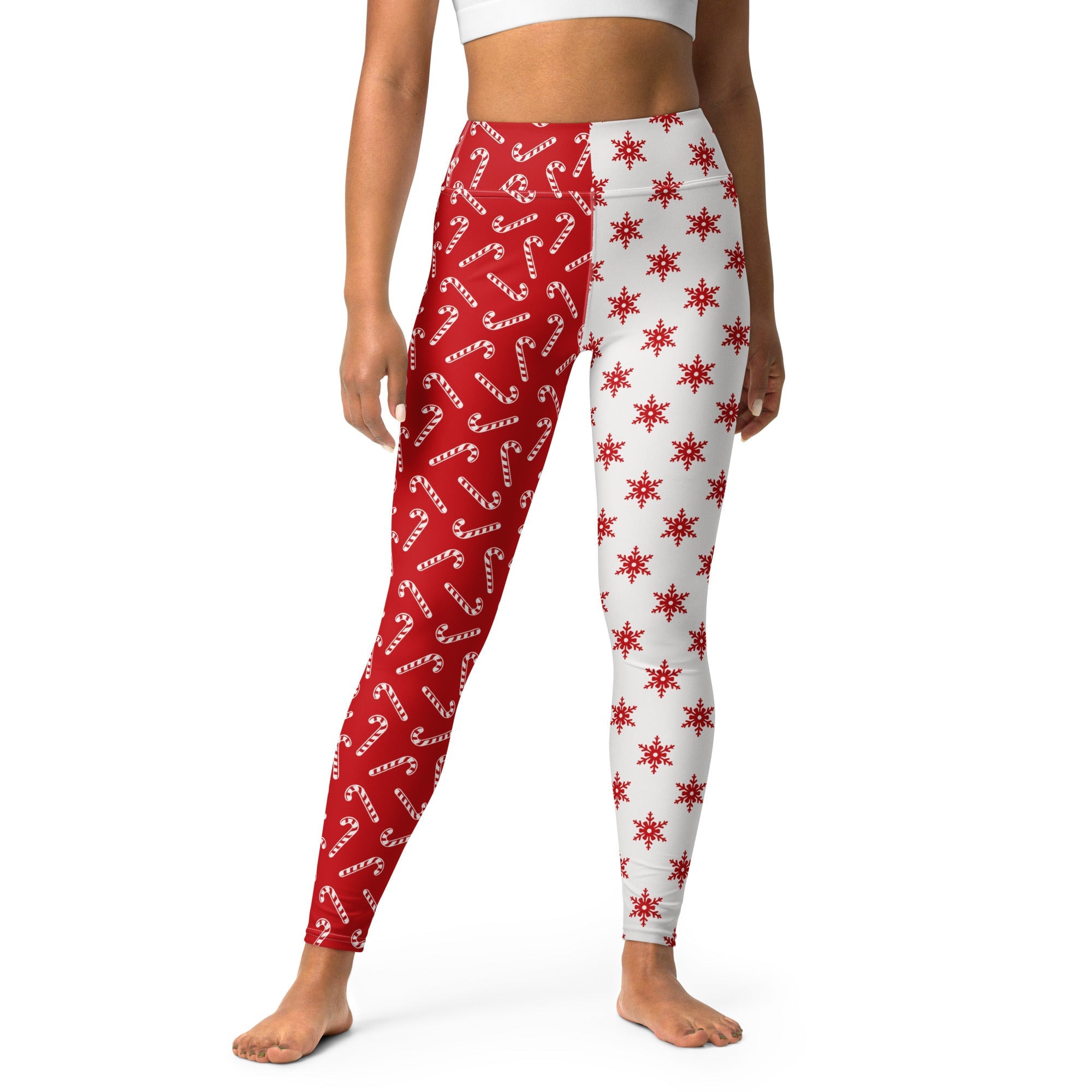 Two Patterned Christmas Yoga Leggings