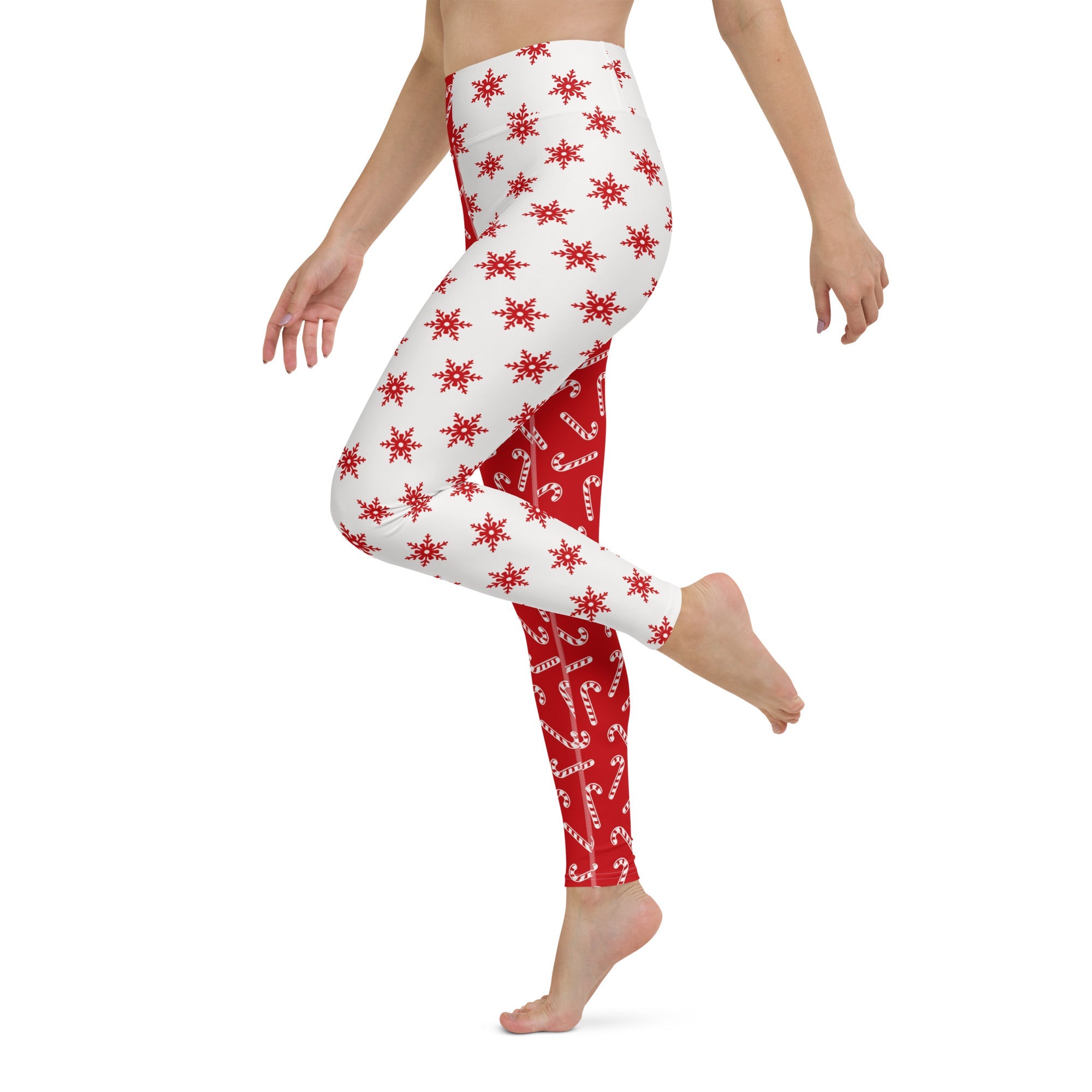 Two Patterned Christmas Yoga Leggings