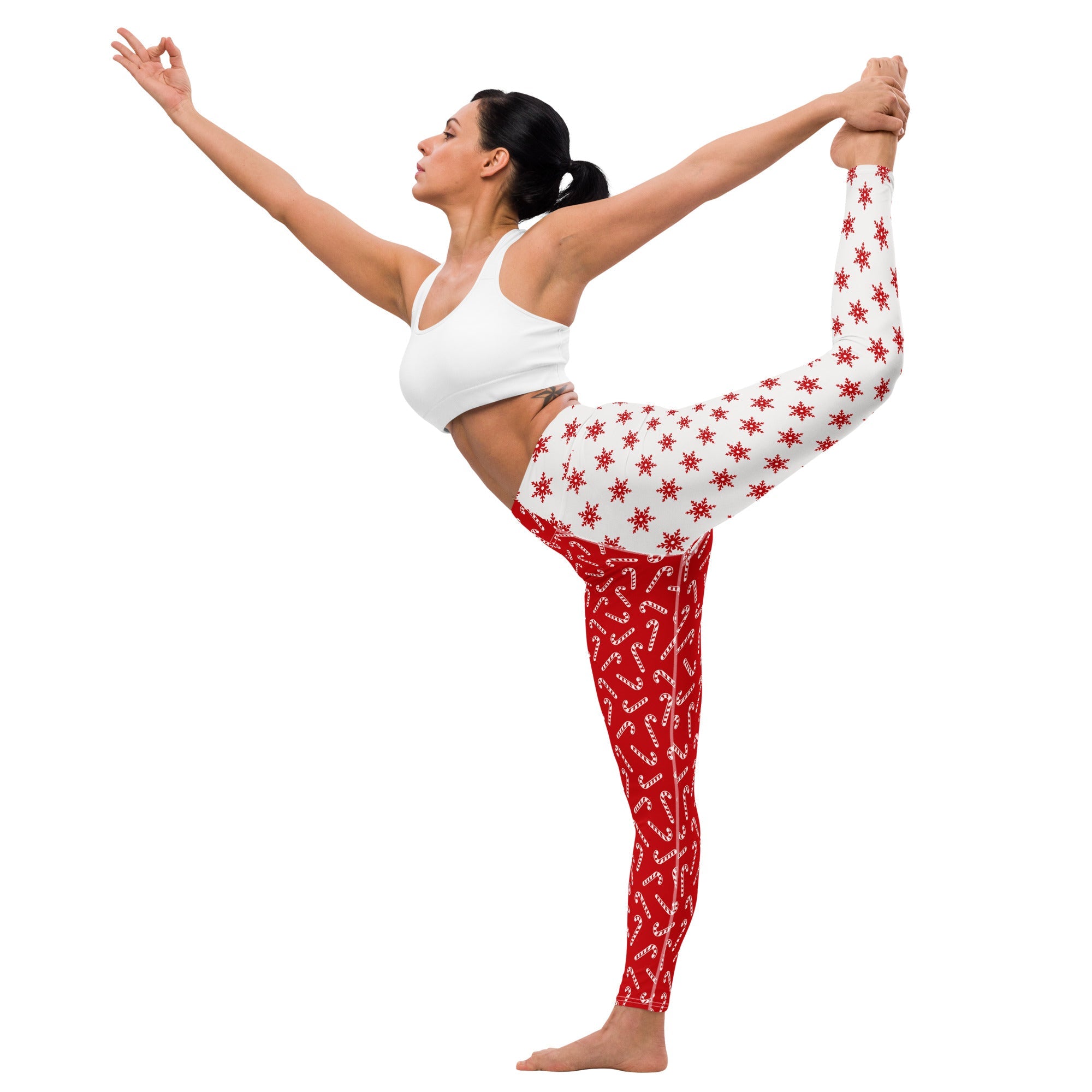 Two Patterned Christmas Yoga Leggings