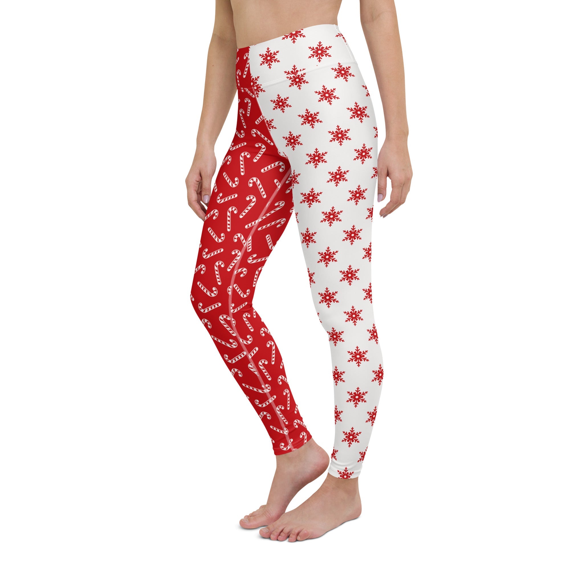 Two Patterned Christmas Yoga Leggings