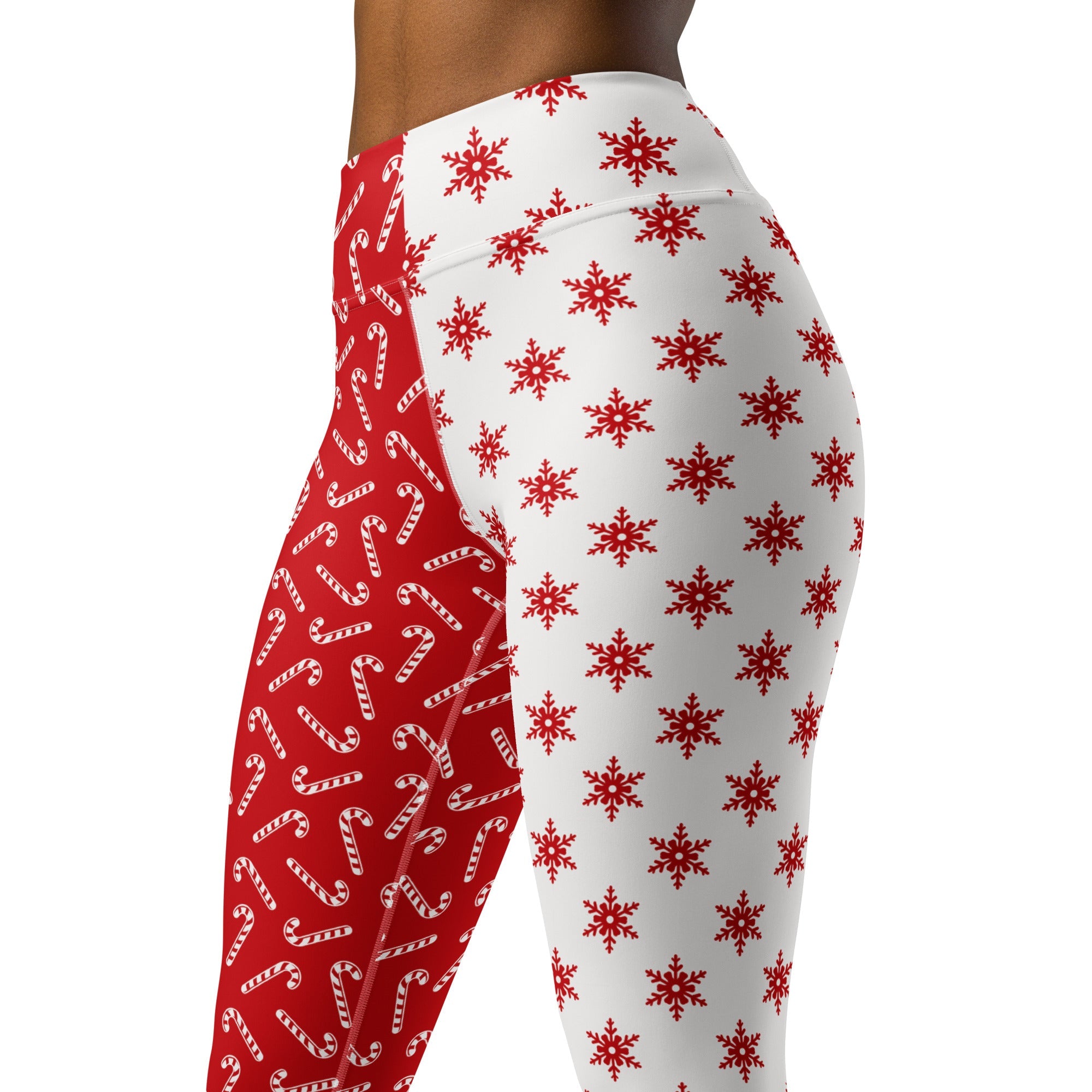 Two Patterned Christmas Yoga Leggings