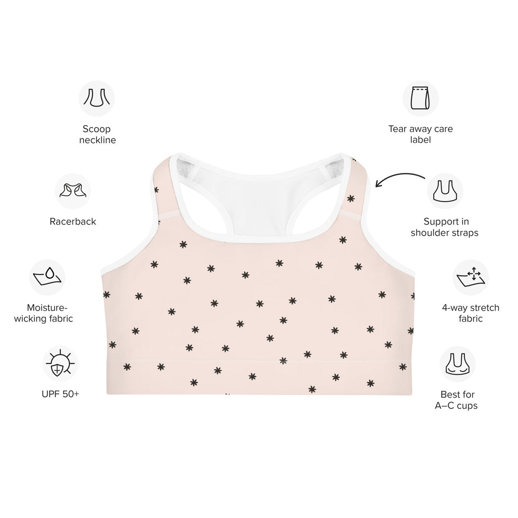 Two-Patterned Easter Sports Bra