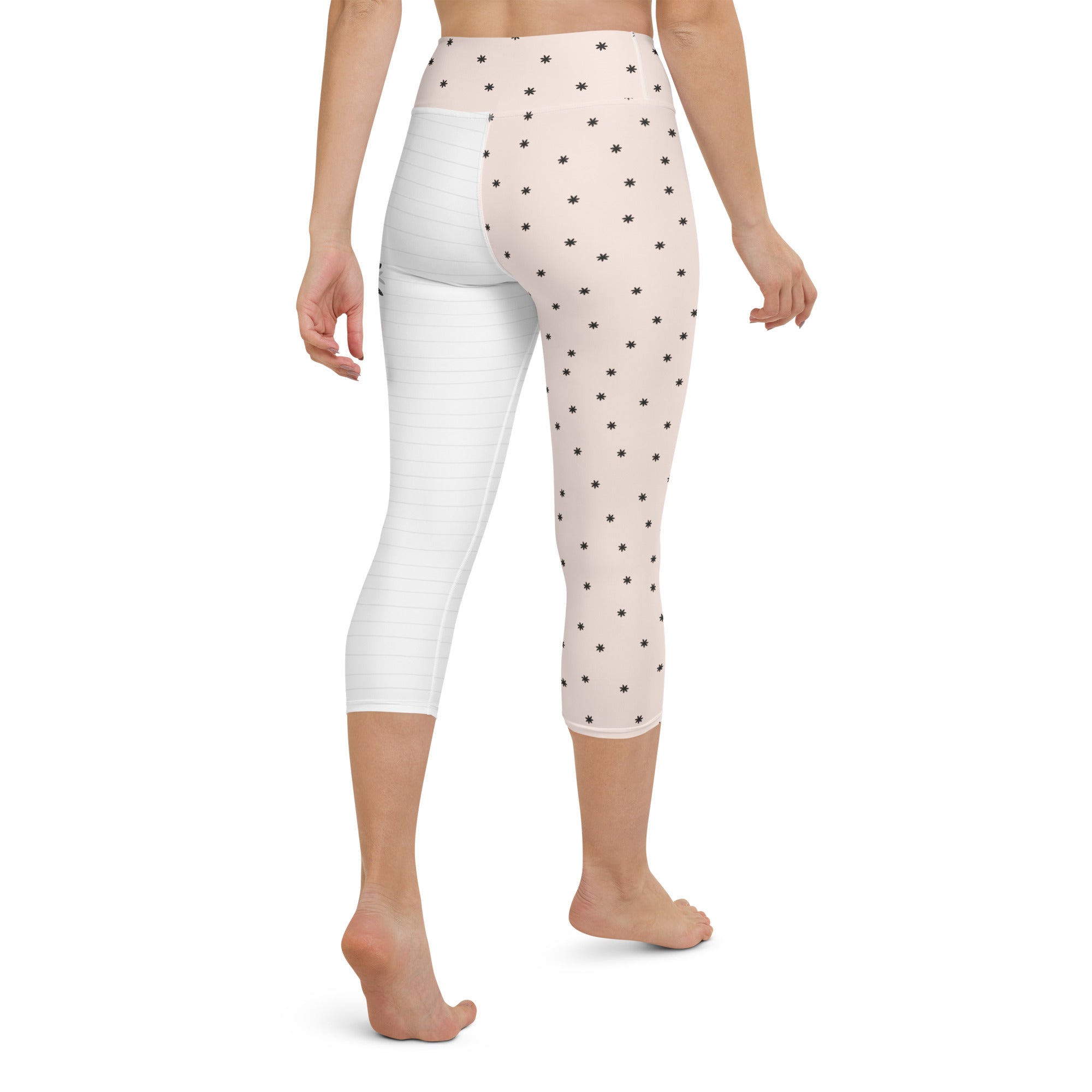 Two-Patterned Easter Yoga Capris