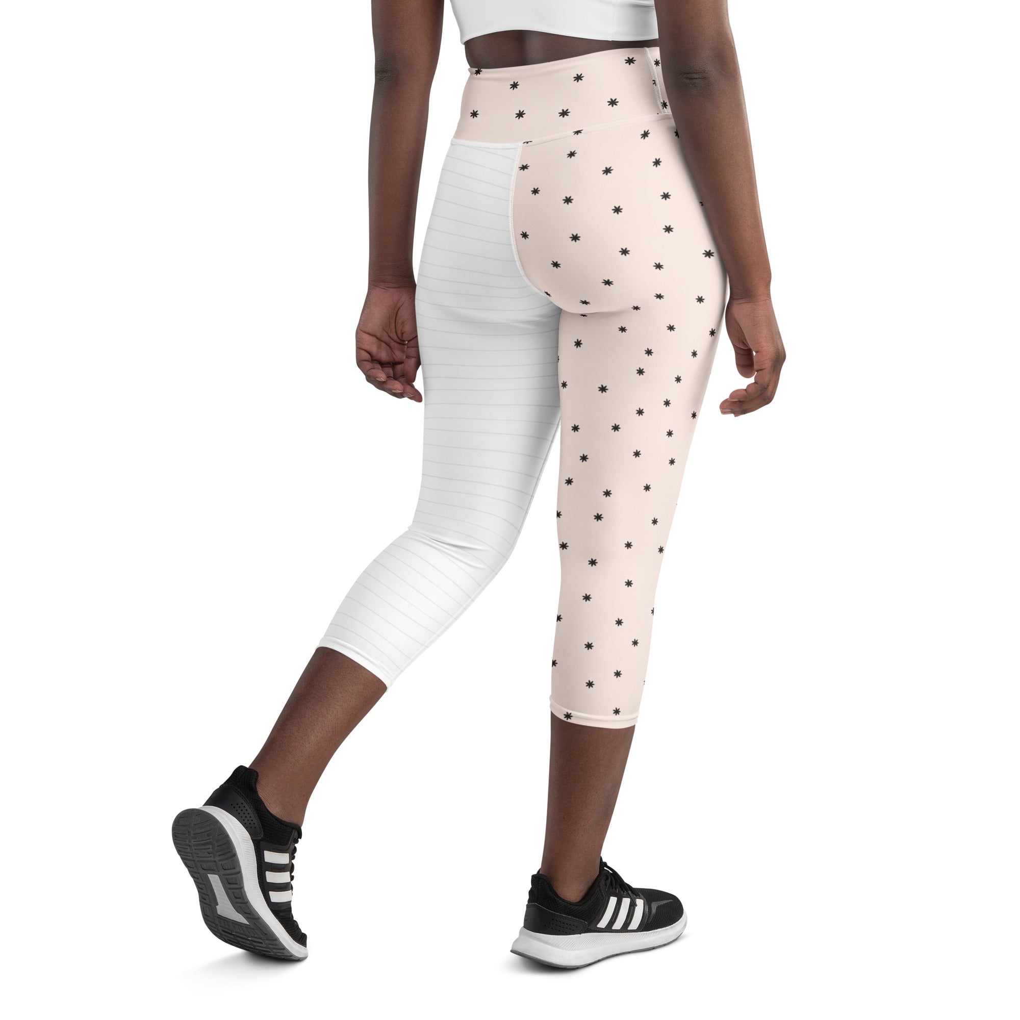 Two-Patterned Easter Yoga Capris