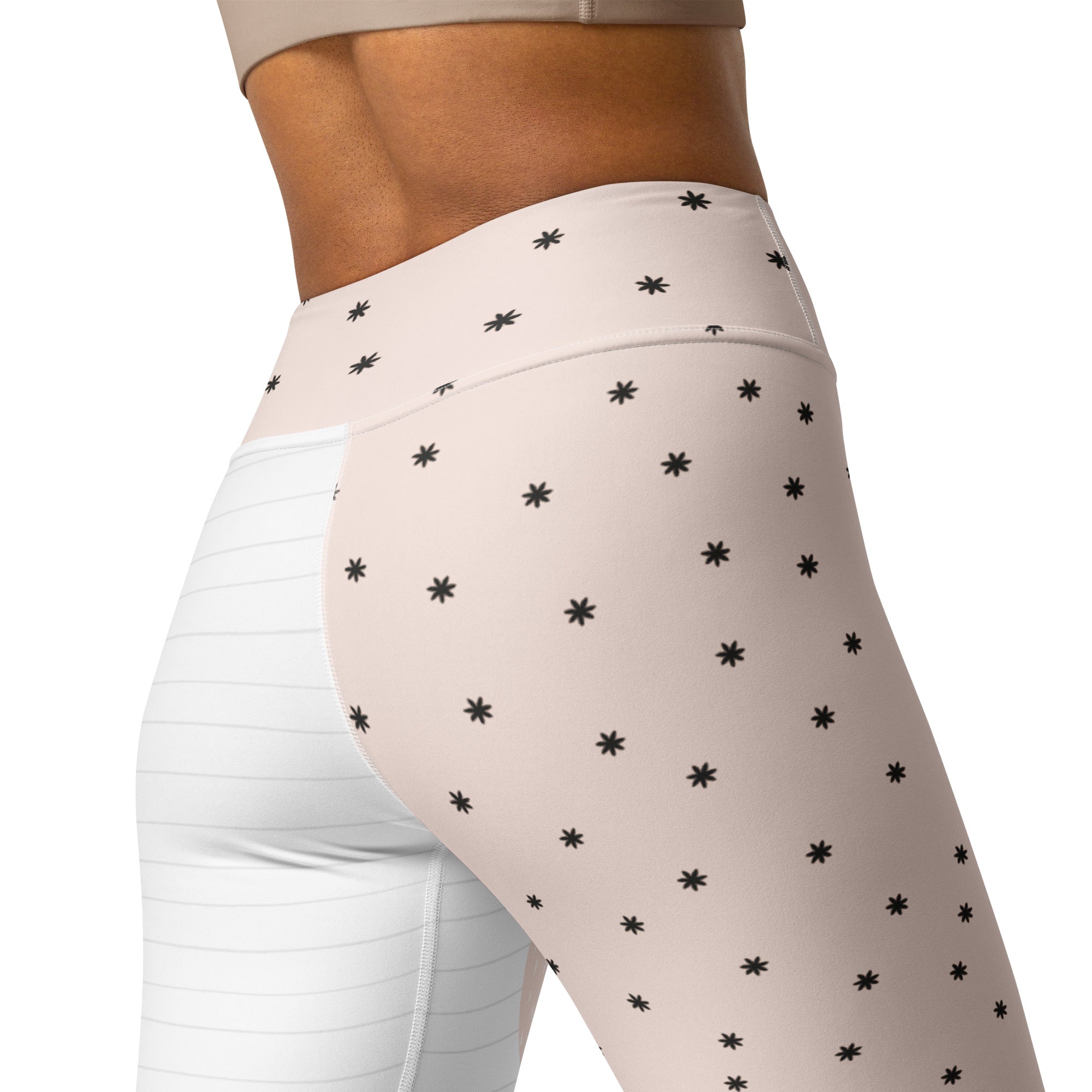 Two-Patterned Easter Yoga Leggings