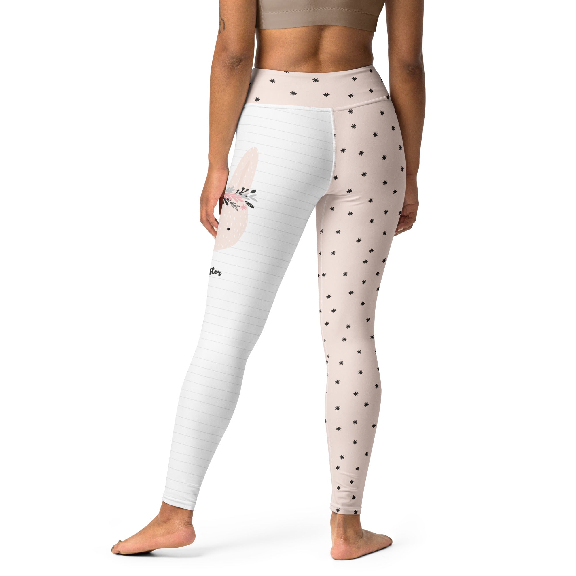 Two-Patterned Easter Yoga Leggings