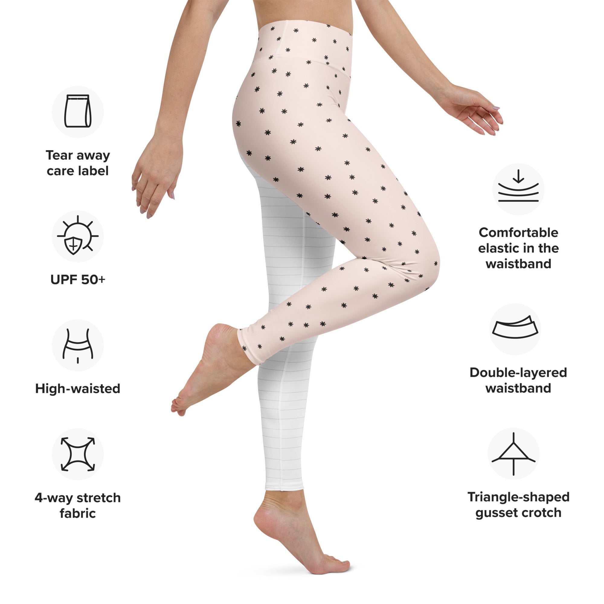 Two-Patterned Easter Yoga Leggings