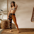 Two Patterned Halloween Yoga Leggings