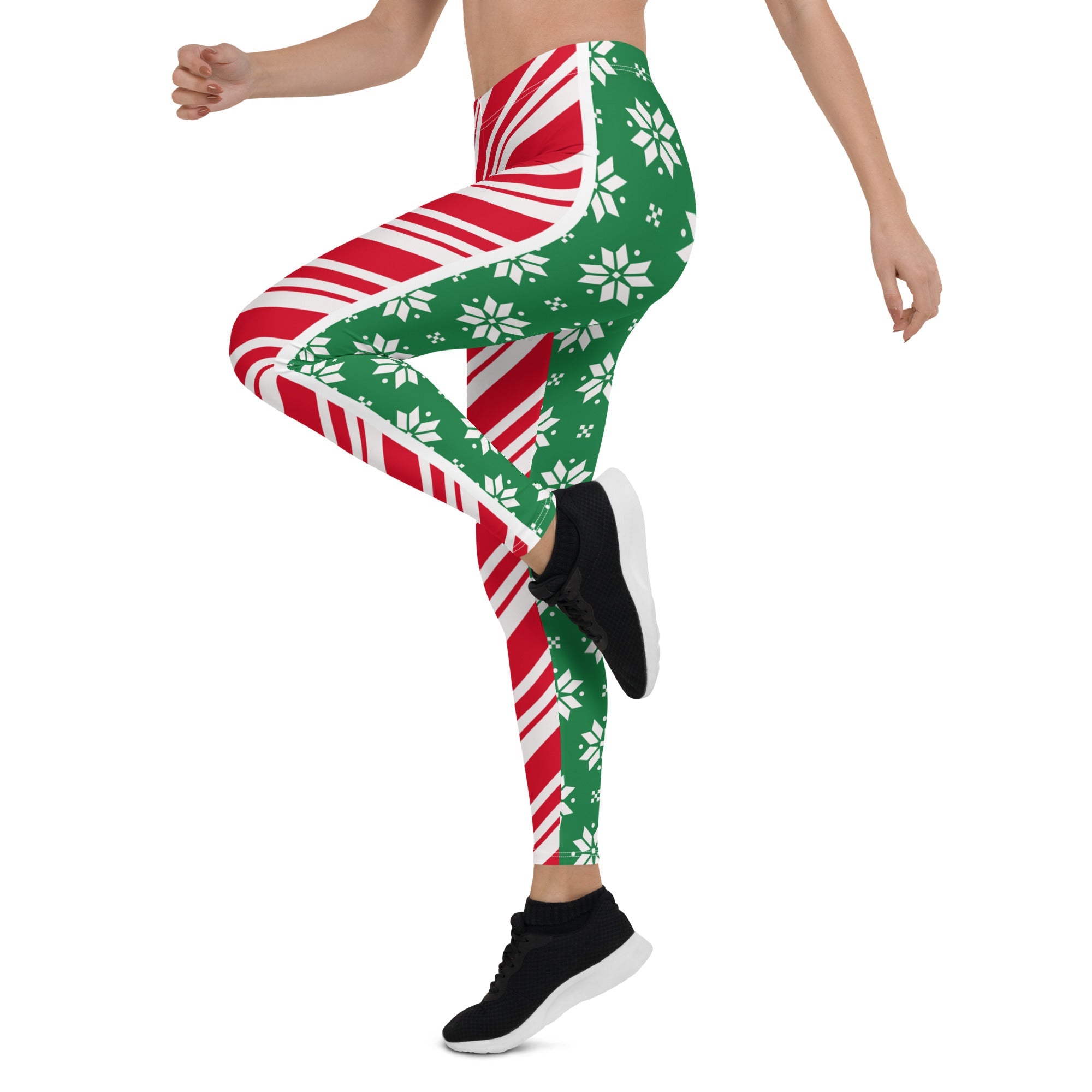 Two-Side Pattern Christmas Leggings