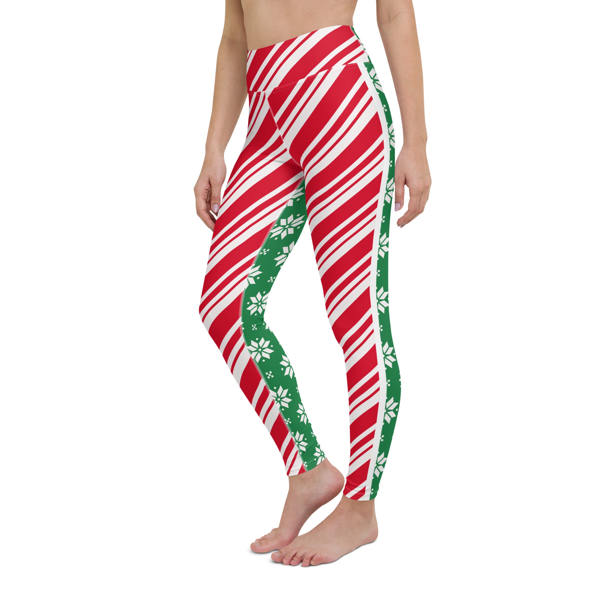 Two-Side Pattern Christmas Yoga Leggings