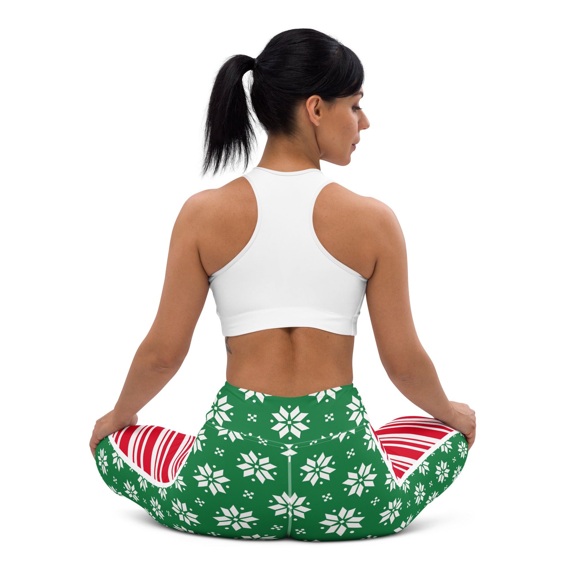 Two-Side Pattern Christmas Yoga Leggings