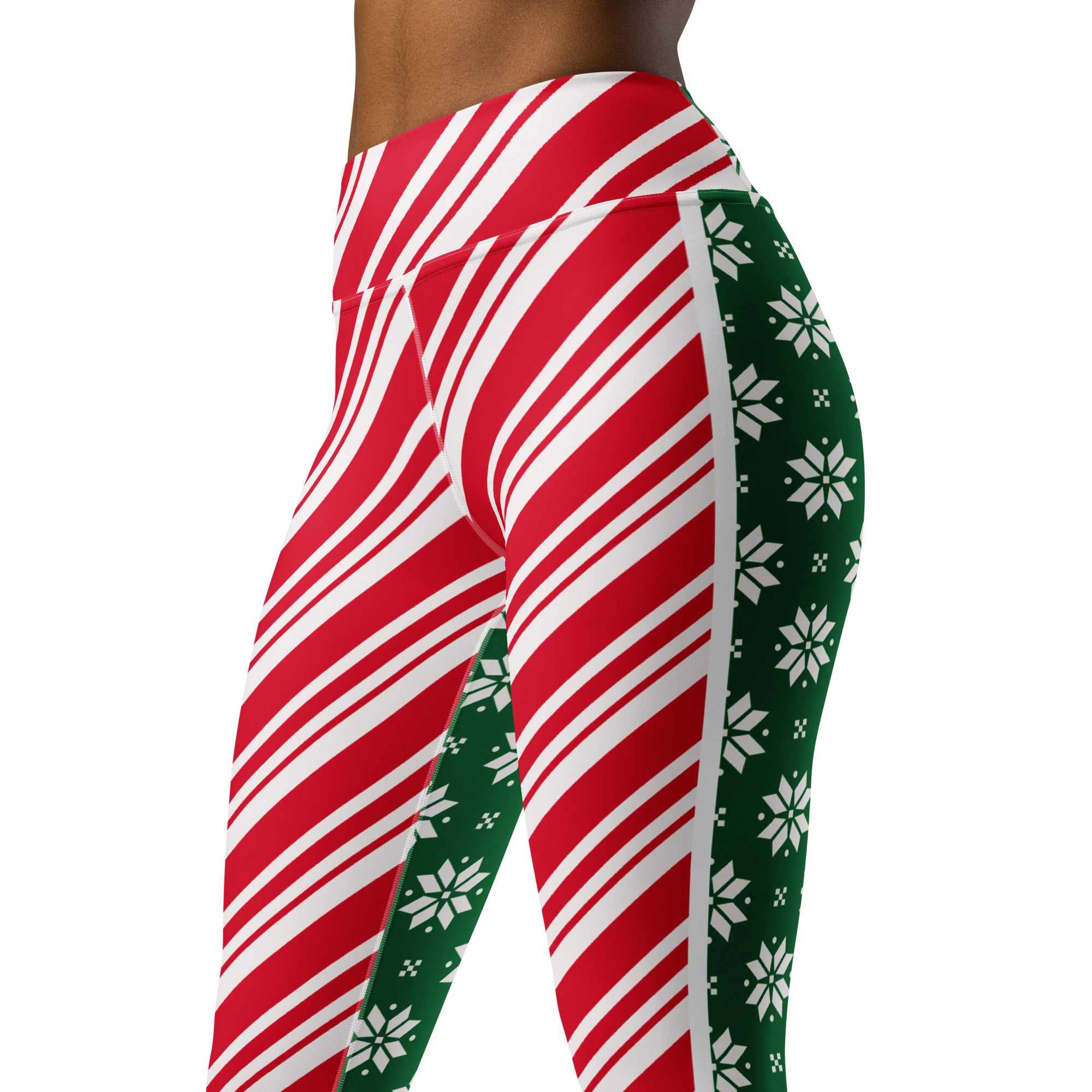 Two-Side Pattern Christmas Yoga Leggings