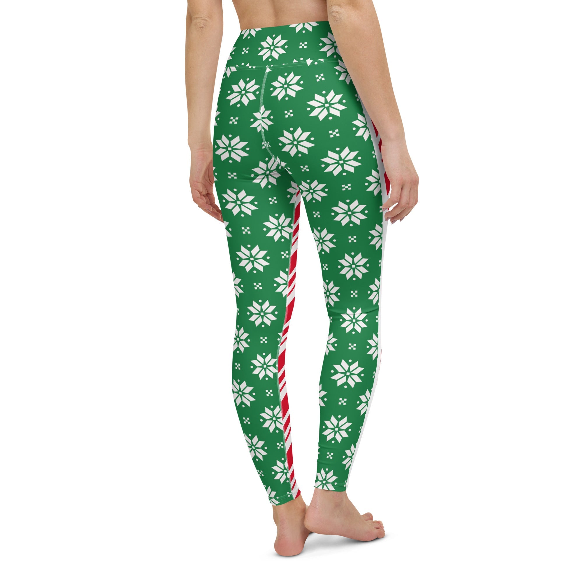 Two-Side Pattern Christmas Yoga Leggings