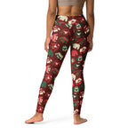 Ugly Christmas Sweater Pattern Yoga Leggings