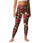 Ugly Christmas Sweater Pattern Yoga Leggings