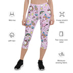 Unicorn Print Capris