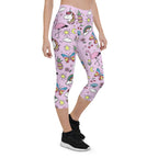 Unicorn Print Capris
