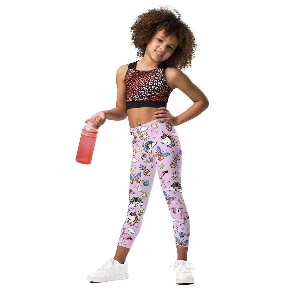 Unicorn Print Kid's Leggings