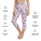 Unicorn Print Yoga Capris