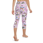 Unicorn Print Yoga Capris