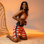 USA Flag Biker Shorts