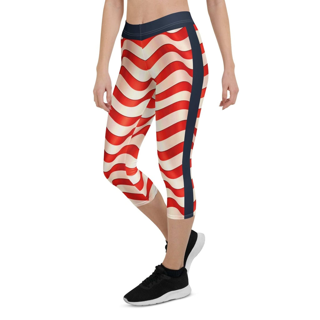 USA Flag Capris