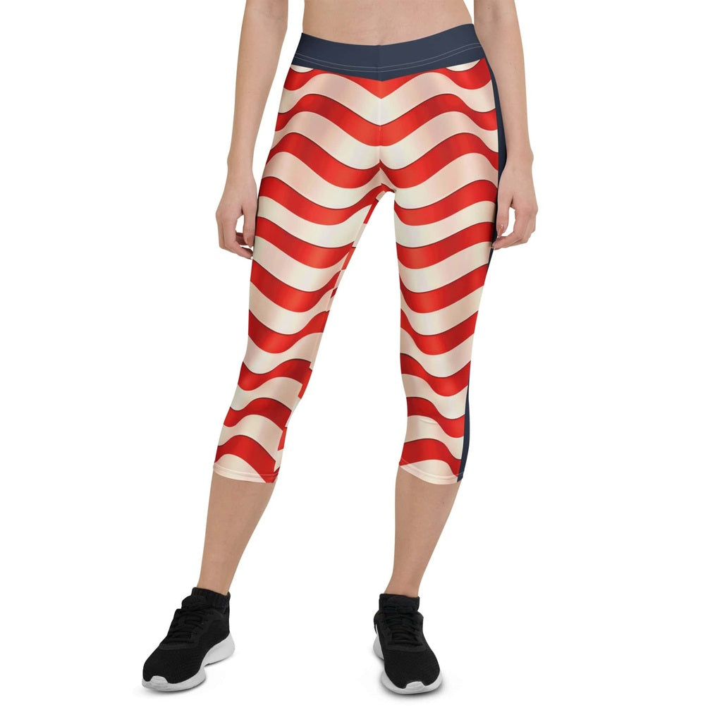 USA Flag Capris