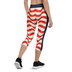 USA Flag Capris