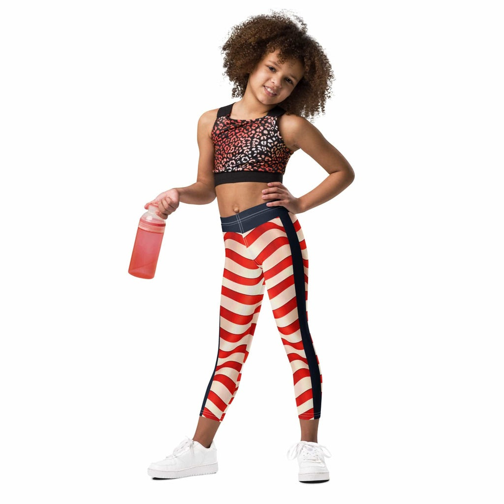 USA Flag Kid's Leggings