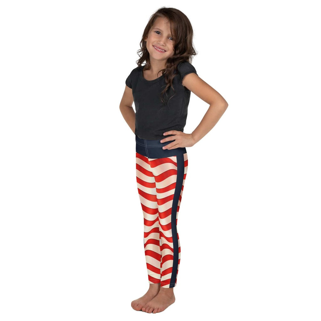 USA Flag Kid's Leggings