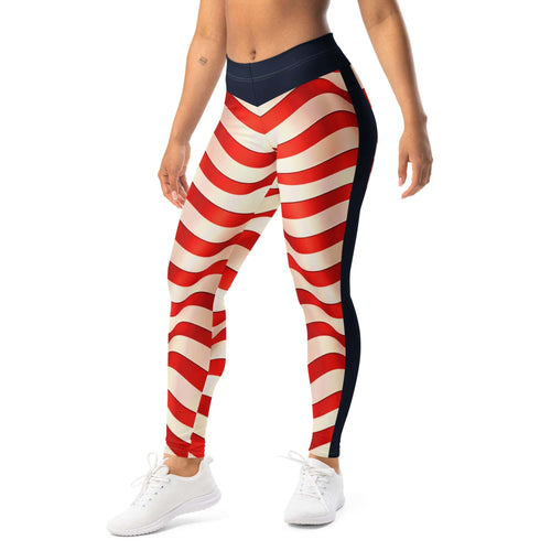 USA Flag Leggings