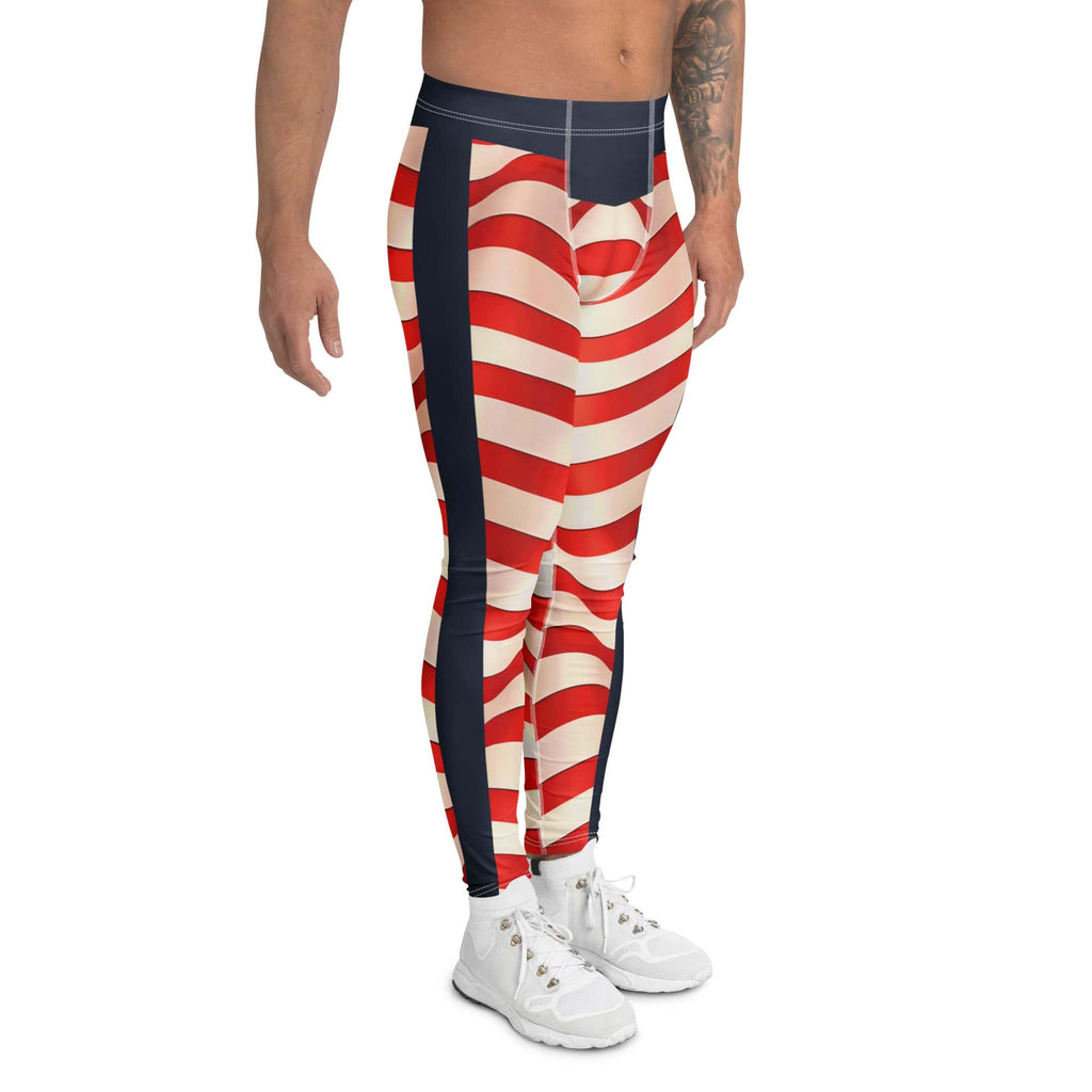 USA Flag Men's Leggings