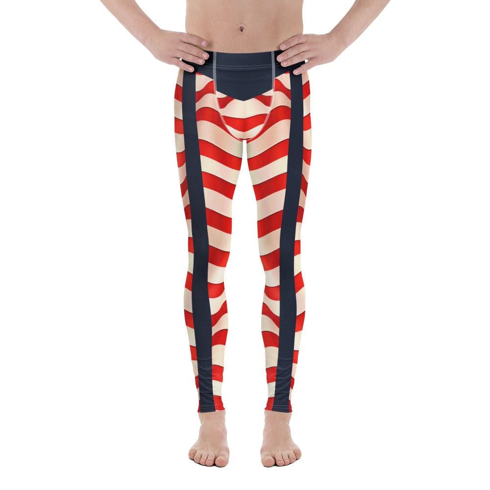 USA Flag Men's Leggings
