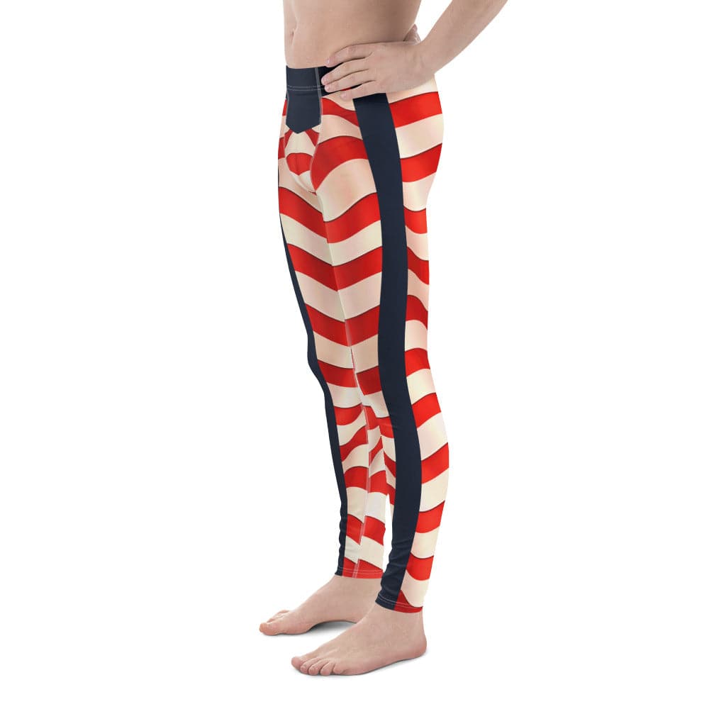 USA Flag Men's Leggings