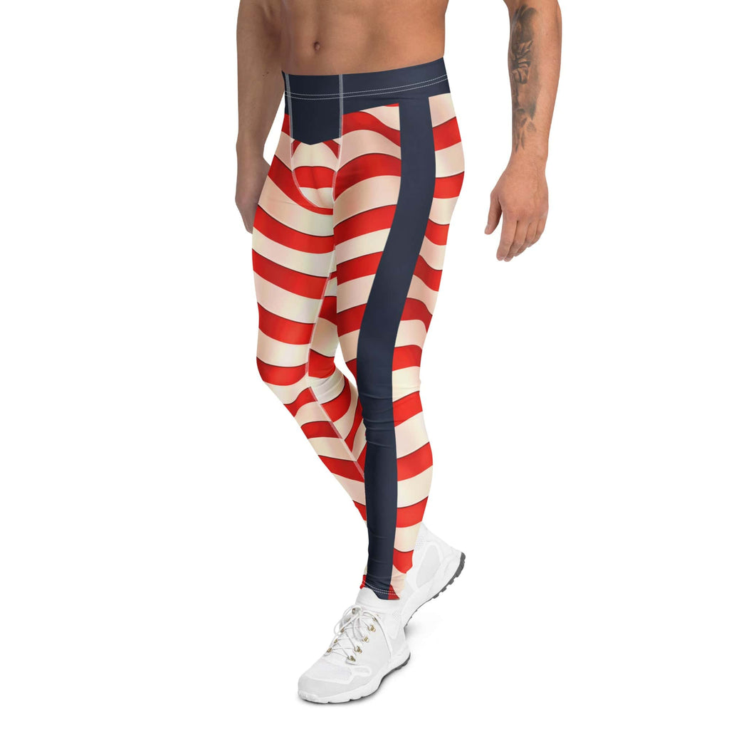 USA Flag Men's Leggings
