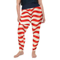 USA Flag Plus Size Leggings
