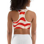 USA Flag Sports Bra