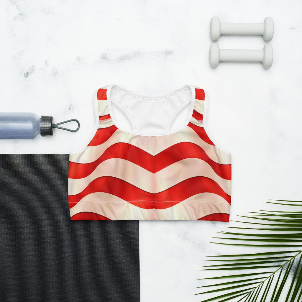 USA Flag Sports Bra